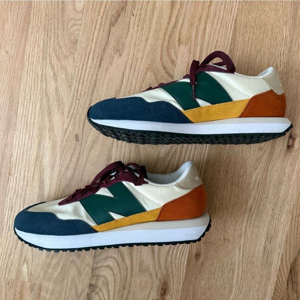 New Balance 237 Beige Nightwatch Green Sneakers Men’s 10.5 - Picture 7 of 13
